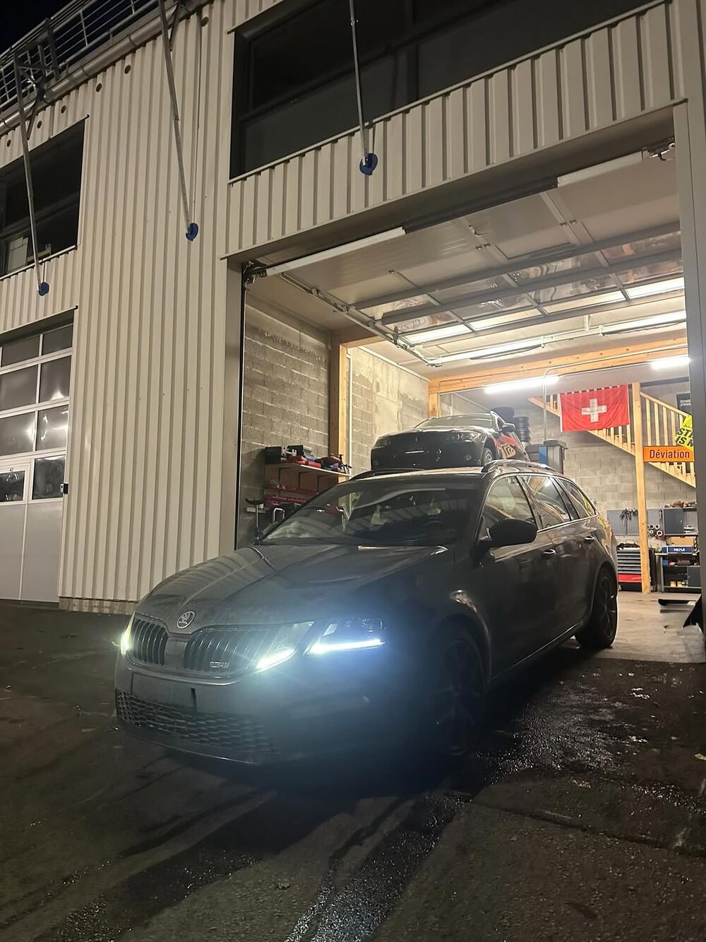 Škoda Octavia RS 4×4, intervention à l'atelier Seb Mécanique à Aigle