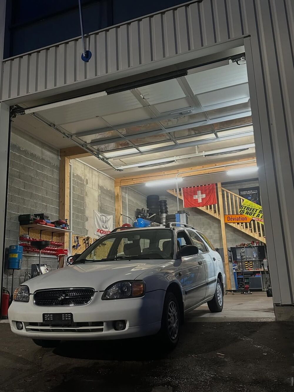 Suzuki Baleno, intervention à l'atelier Seb Mécanique à Aigle